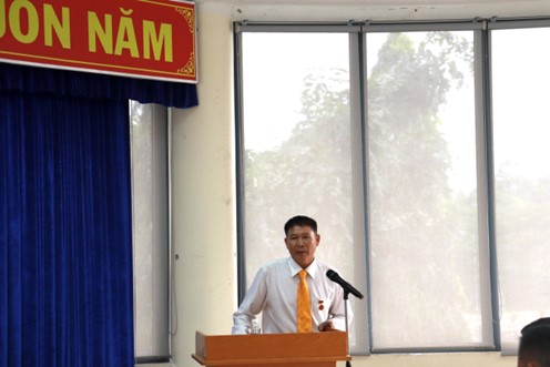 Đồng chí Hà Văn Dũng phát biểu